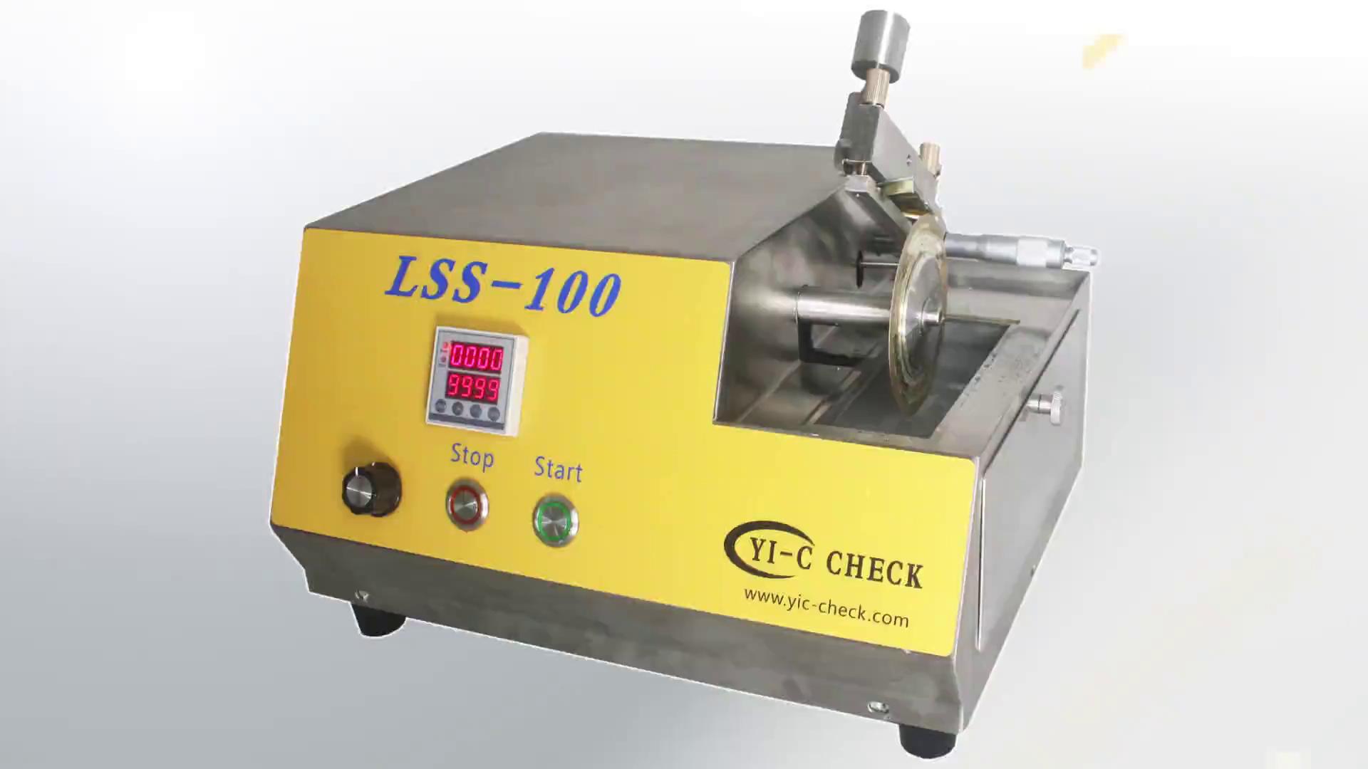 Lss Instrument LSS-100 Low Speed End Cutter - YI-C CHECK INSTRUMENT